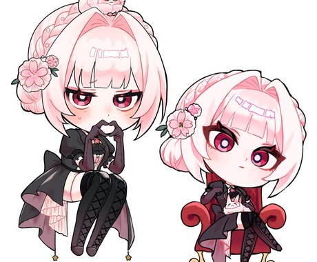 可愛いSDキャラクターかきます 等身低めで可愛いSDキャラを制作させていただきます イメージ2