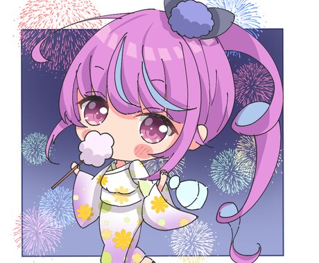 商用利用可！ちびキャラアイコンイラスト描きます ゆる~く可愛いイラスト、アイコンを求めているあなたに！ イメージ1