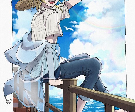 イラスト描きます 目を惹く一枚絵イラストを制作いたします。 イメージ2