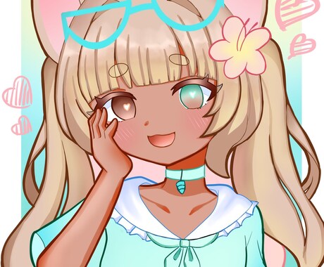 柔らかくて可愛い雰囲気のイラストを描きます 商用利用可  観賞、SNS、動画用など様々な用途に対応します イメージ2