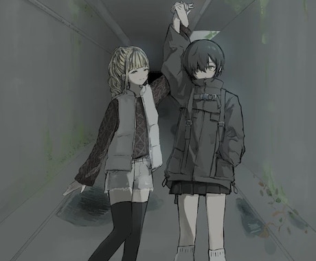 ご希望に沿ったイラストを制作します なんでもご相談ください！SNS、オリジナル楽曲、歌みた用等 イメージ2
