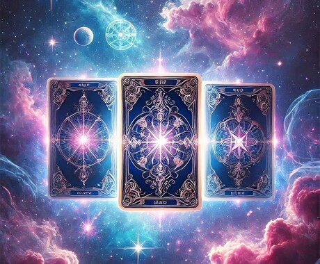 恋愛の答えを導く3枚のカードを引きます 過去・現在・未来を紐解いて、あなたの恋に光を灯します イメージ1