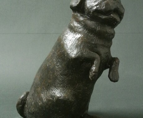 大切なペットの彫刻を制作致します 愛犬などのペットの彫刻を美術品として制作します。 イメージ2