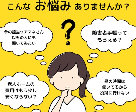 B：介護・医療費の節約についてアドバイスします 要介護高齢者のご家族様　是非ご利用下さい イメージ2