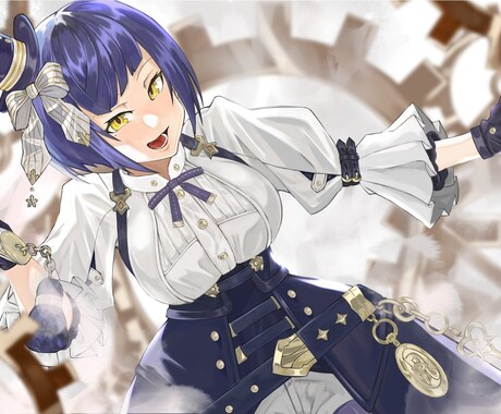 ゲームやTRPGなどで使える立ち絵イラスト描きます 要望に合わせて立ち絵描かせていただきます。 イメージ2