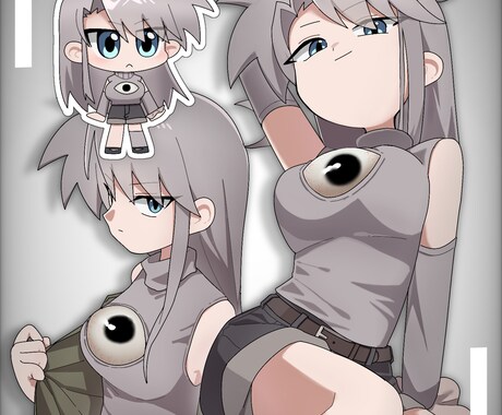 アニメっぽいイラスト、制作いたします サムネ、グッズ、アイコンなどに イメージ1