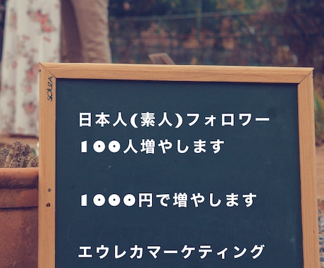 インスタフォロワー１００人増やします 増える/インスタグラム/素人の日本人フォロワー イメージ1