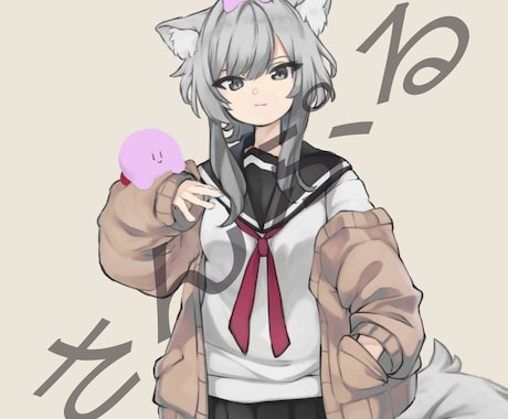 イラスト全般お受けします アイコン、立ち絵、サムネ用、顔のみ線画のみ等なんでも！ イメージ2