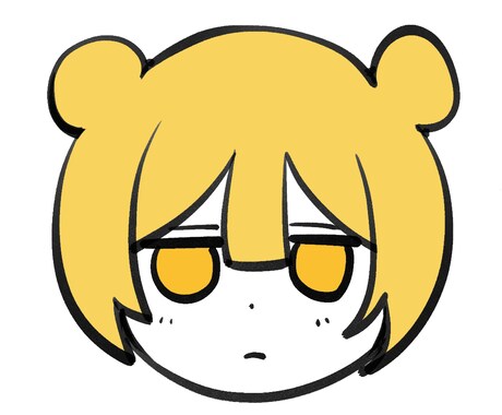 人物　ゆるかわ可愛いアイコン描きます 小さくてもビビッドなカラーとシンプル線画で印象的！ イメージ2