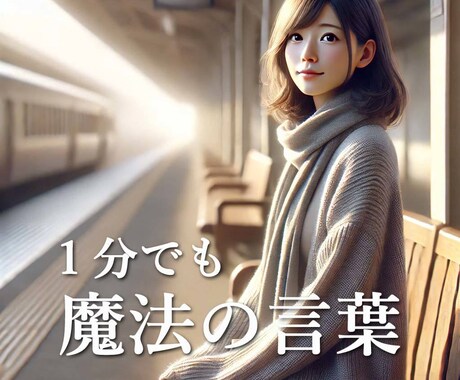 出勤途中で会社へ向かう足が止まったあなたをみます 1分でもOK！心に魔法をかけるいいこと予報、お届けします イメージ1