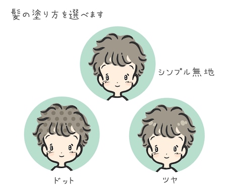 シンプルかわいい♪癒し系アイコンお描きします やさしいタッチでほっこり可愛いあなただけのアイコンを♪ イメージ2