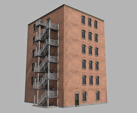 Blenderで背景用小物・建物モデルを制作します 背景制作に適した3Dモデルを、一つひとつ丁寧に制作します イメージ2
