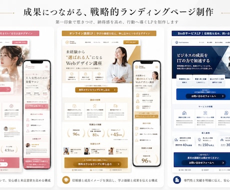 ココナラ最安値｜売れるLPを制作します 申し込みまで運ぶ一枚に設計します イメージ1