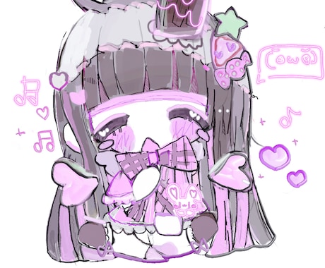 アイコンイラストや一枚絵あまあいおゆめお届けします 不思議であまあいお夢にようこそ イメージ2