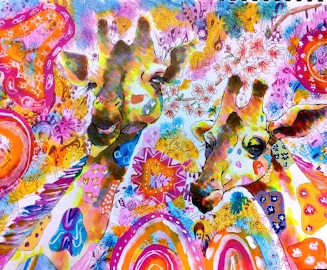 世界に１つだけの作品描きます 色鮮やかなイラスト描きます！！ イメージ2