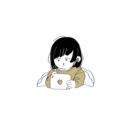 最短３日でシンプルな可愛いイラスト描きます シンプル可愛い女の子を描きます！ イメージ2