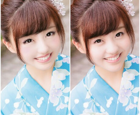 顔写真、可愛く加工します SNSに顔写真を載せたいけど、加工が苦手な方にオススメ！ イメージ1