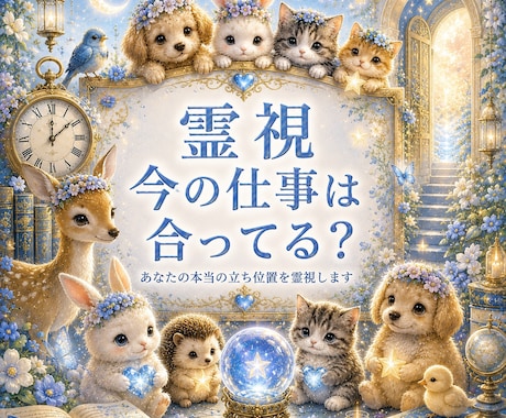 霊視【仕事】今の仕事はあなたに合っているかを視ます 今すぐ知りたいにサクッと！霊視で 今の仕事とあなたの相性を イメージ1