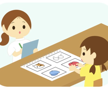 言語聴覚士が発達障害に関する悩み・相談にのります お子様それぞれにあった教材の選択、新たな教材をつくります。 イメージ1