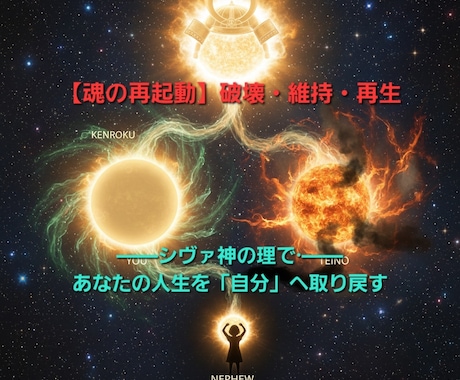 魂の再起動★カルマを破壊・心の維持・魂を再生します ――シヴァ神の理で、あなたの人生を「自分」へ取り戻す―― イメージ1