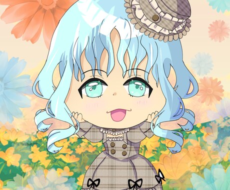 猫たまオリジナルのミニキャラorアイコンを届けます イメージ1