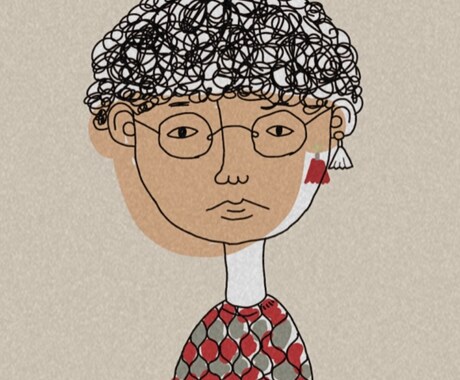 線画を主にイラストを描いてます おしゃれな色合いで可愛いを意識してます イメージ2