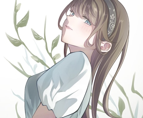 SNS・ブログ用アイコンイラスト制作します かわいい・綺麗な♡女の子のイラストならお任せください！ イメージ1