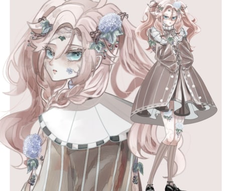 TRPG・配信向けキャラクター立ち絵制作します 立ち絵素材としてご利用いただけるキャラクター立ち絵の制作。 イメージ1