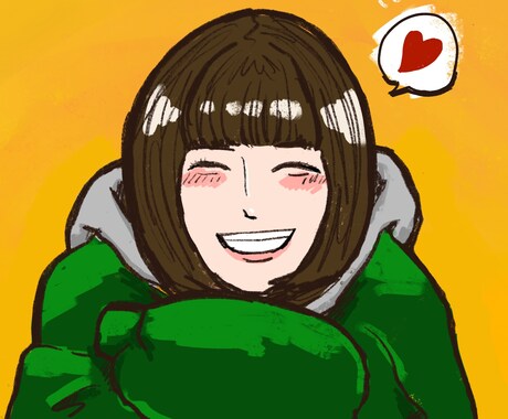 暖かくてカラフルな似顔絵作成します SNSアイコンや、記念日、自分へのプレゼントにおすすめ！ イメージ2