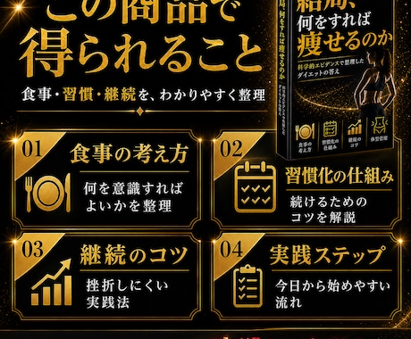 痩せる知識をPDFで解説します 科学的エビデンスで痩せ方を整理しました！！ イメージ2