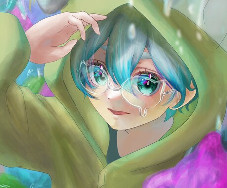感情豊かな可愛いキャラを鮮やかな色彩で描きます "厚塗りで描く"鮮やか×キュート×ドラマチック イメージ2