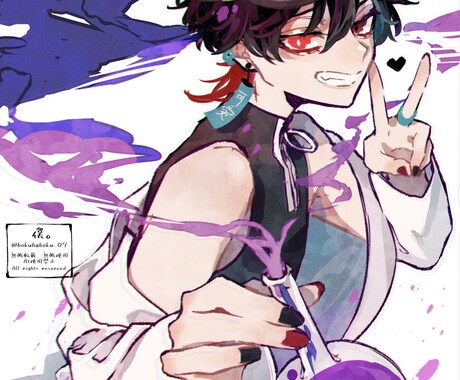 格好良いイラスト描きます ご希望に沿って丁寧に対応します！ イメージ2