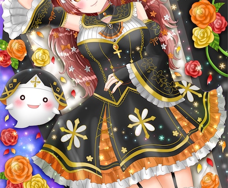 キラキラで可愛らしいイラストお描きします 商用利用OK！どんな場面でも活躍できるイラストです！ イメージ2