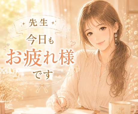 先生専用✿仕事のモヤモヤをじっくり傾聴します 「これ、誰に話せばいいんだろう？」を共有しませんか？ イメージ1