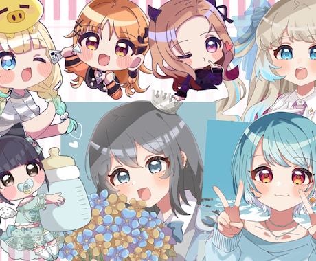 可愛いイラストを描かせていただきます 可愛いイラストと早くの納品が得意です！ イメージ2