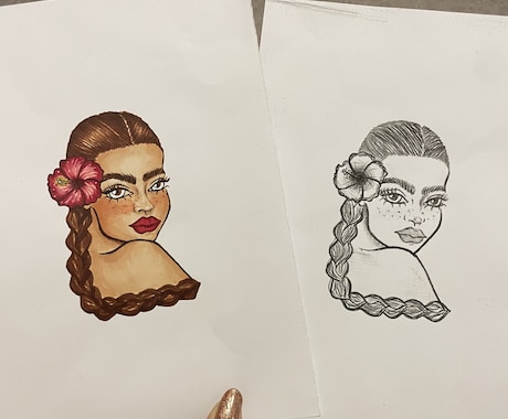 あなただけのオリジナルイラスト・ロゴ作成します AIでは表現できない、手描き感が好きな方におすすめ♡ イメージ1