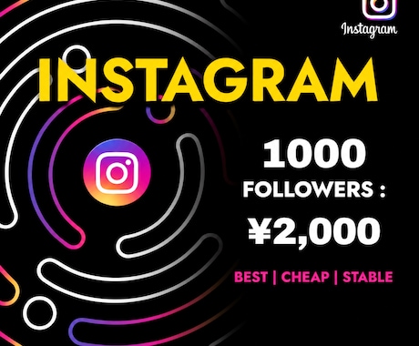 Instagramフォロワー増加をサポートします イメージ1