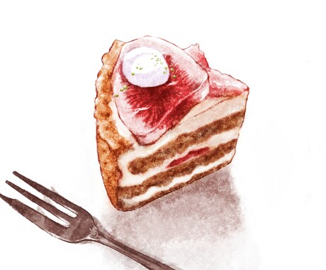 とっても美味しそうな食べ物イラストを描きます あなたのメニュー表をもっと素敵にしてみませんか？ イメージ2