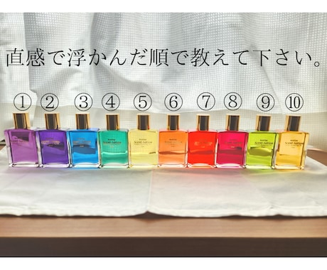 選んだボトルからあなたの心を診断します 自分への理解を深めたい方、自分軸で生きたい方 イメージ2