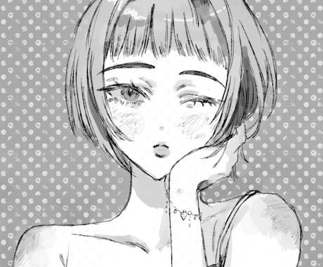 雰囲気のある魅力的なSNSアイコン描きます イメージ1