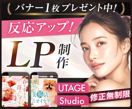 月2名限定割引!女性に刺さるセールスLP制作します イメージ1