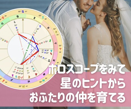 NEW♥彼のトリセツ♥恋の攻略マニュアル作ります ホロスコープで彼をもっと深く知る♥星のヒントで仲を育てよう♥ イメージ2