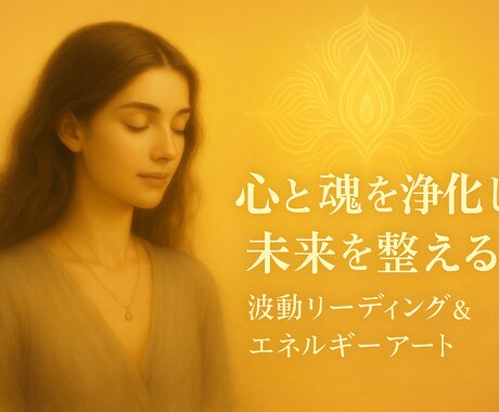 波動浄化&エネルギーリーディングします 波動浄化×高次エネルギーの壁紙を授けます。 イメージ1
