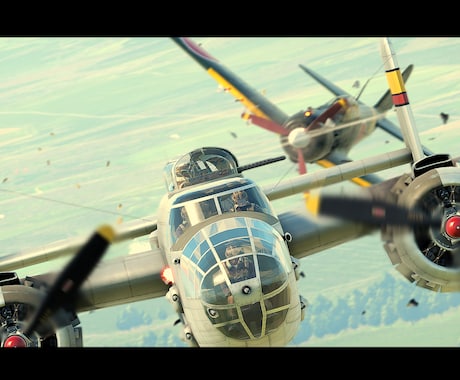 ゲームを使用してミリタリー映画風の画像を制作します 戦争系、陸海空のサムネイルや戦史の1ページなどを作ります イメージ1