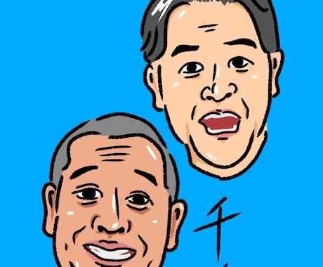 ポップな似顔絵を描きます イメージ1
