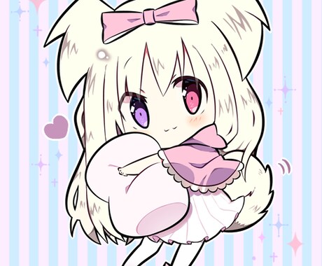 かわいいデフォルメ(全身)イラストお描きします グッズ制作やSNSアイコンなどに♪ イメージ1