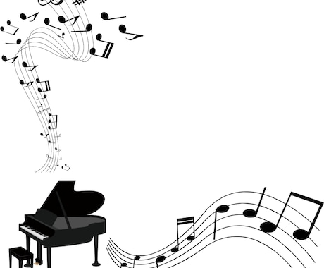 フレーム（チラシ）作ります 音楽教室などに人気がありました イメージ1