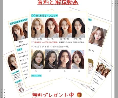 同業者様専用❗️５００件の知恵の分かち合い致します 美容業界の未来のために髪型相談のノウハウ全て公開致します。 イメージ2