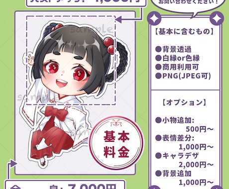 可愛いちびキャラ描きます ご活動、グッズ制作に！アイコンやヘッダーなどにも！ イメージ2