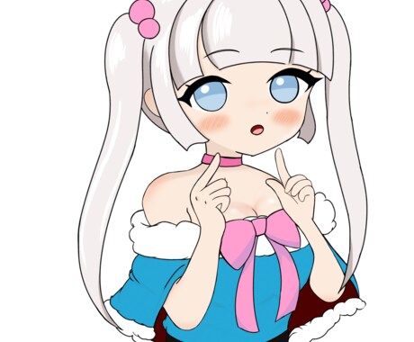 ミニキャラ作成します バストアップミニキャラ(差分3つプレゼント)すぐ使いたい方へ イメージ2